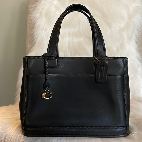 Coach Handbags - COACH Vintage Bleeker Black # 9303 ( Coach C Charm Added )